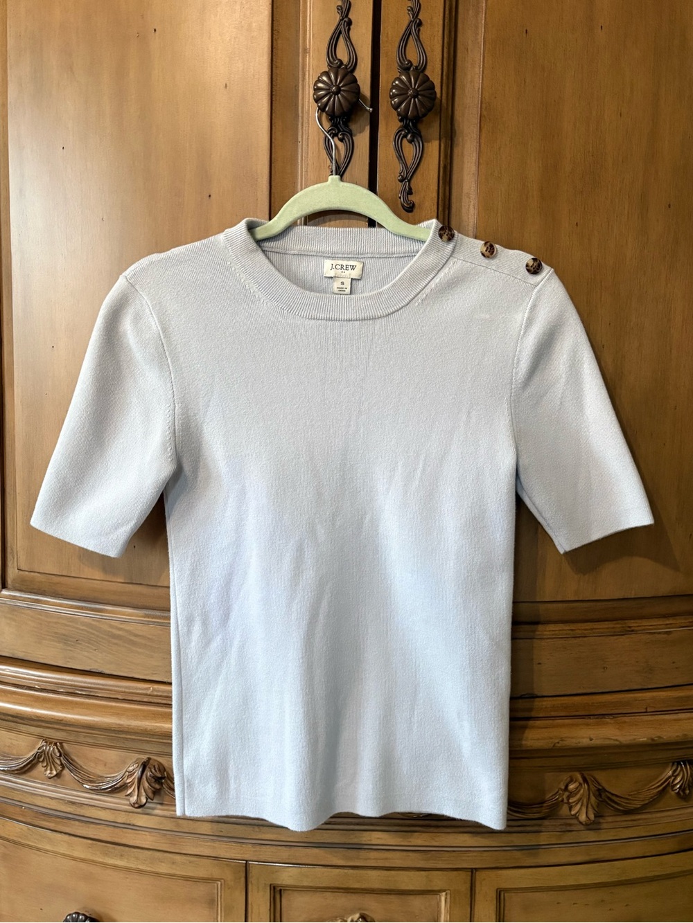 J. Crew - S - Pale Blue Knit Top